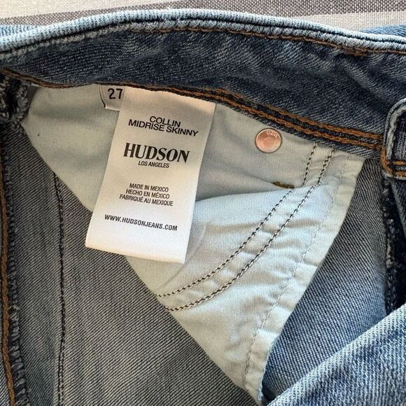 Hudson Collin Mid-Rise Skinny Jean Size 27 - Picture 6 of 12
